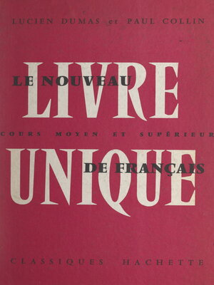 cover image of Le nouveau livre unique de français